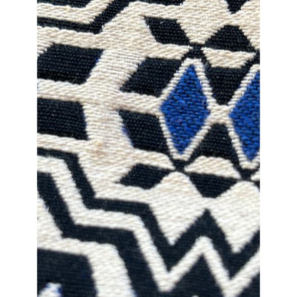 VTG 8 Divided 80s Skirt Mini Women Sz4 Native American Print Artsy Sturdy Cream - Picture 9 of 9